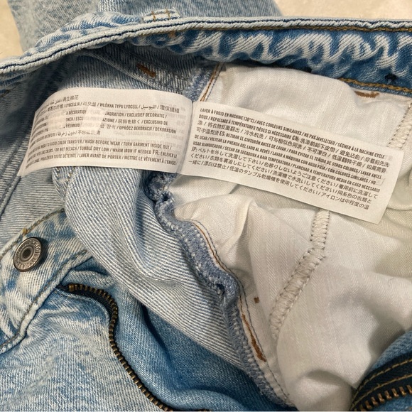 Abercrombie & Fitch The Loose High Rise Curve Love Women Jeans Size 31/12 Baggy - Picture 15 of 16